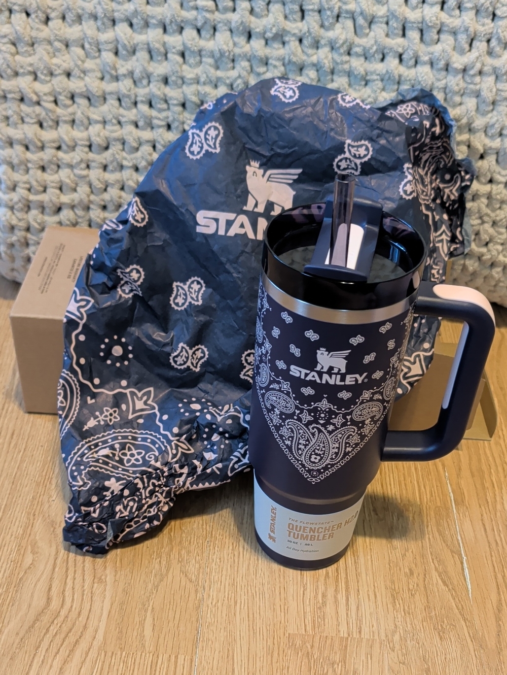 *Limited Edition* Stanley Quencher - Blue Corn Paisley - 30 Oz - NIB